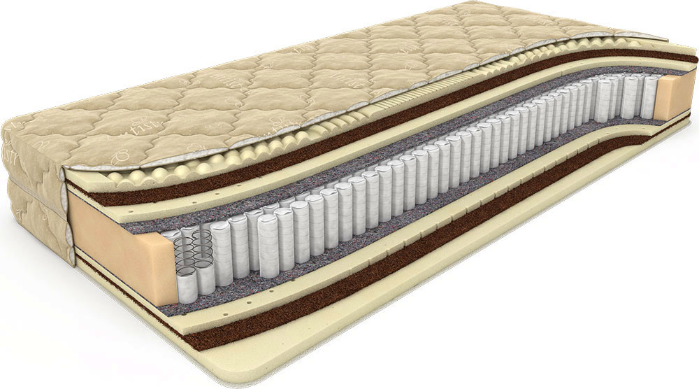 

Матрас Дримлайн Paradise Massage S-1000 130х210х26, Белый, Paradise Massage S1000