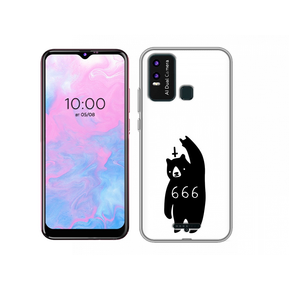 

Чехол MyPads Tocco для BQ 6630L медведь 666, Прозрачный, Tocco