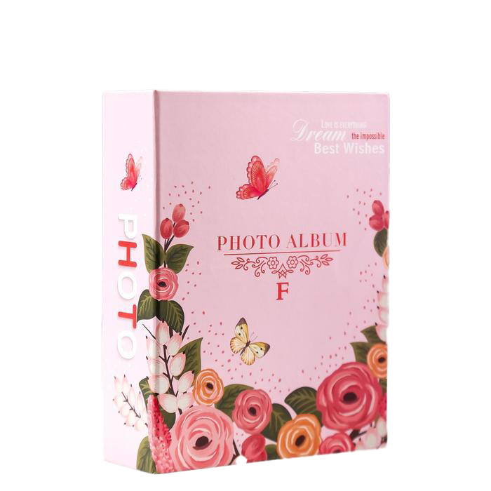 

Фотоальбом на 100 фото 10х15 см Цветочный венок МИКС 16,5х13х4,8 см