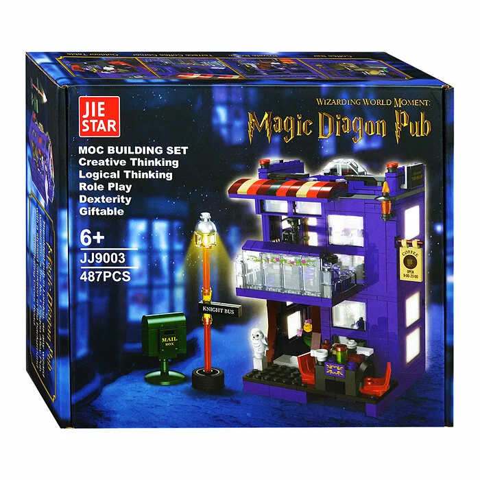 Конструктор магнитный JJ9003 Ночное кафе 487 дет в коробке 2570₽