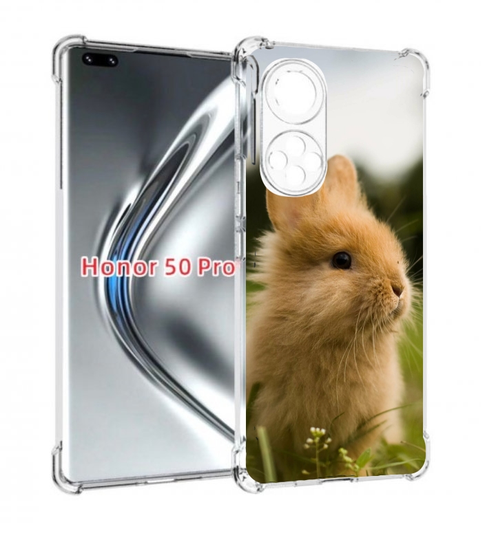 

Чехол бампер MyPads Кролик для Honor 50 Pro/Nova 9 Pro пр, Прозрачный, Tocco
