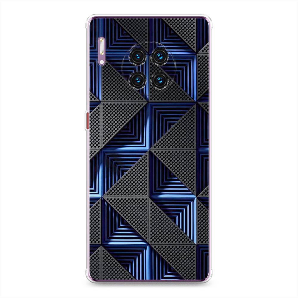 

Чехол на Huawei Mate 30 Pro "IBM", Серый;синий, 610450-3