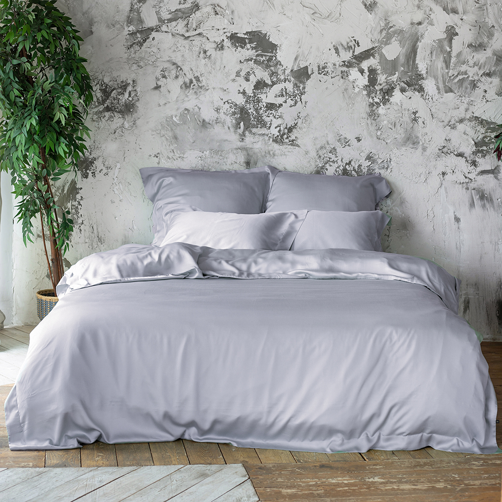 

Комплект постельного белья Bellehome Shiny Crystal 300 ТС Евро 100% тенсель