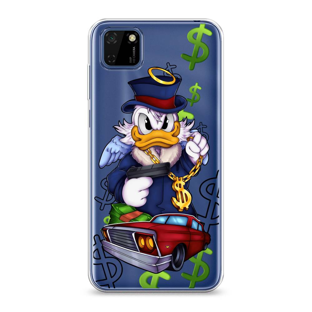 

Чехол на Huawei Y5p "Scrooge McDuck with a Gold Chain", Красный;синий;белый, 6103750-6