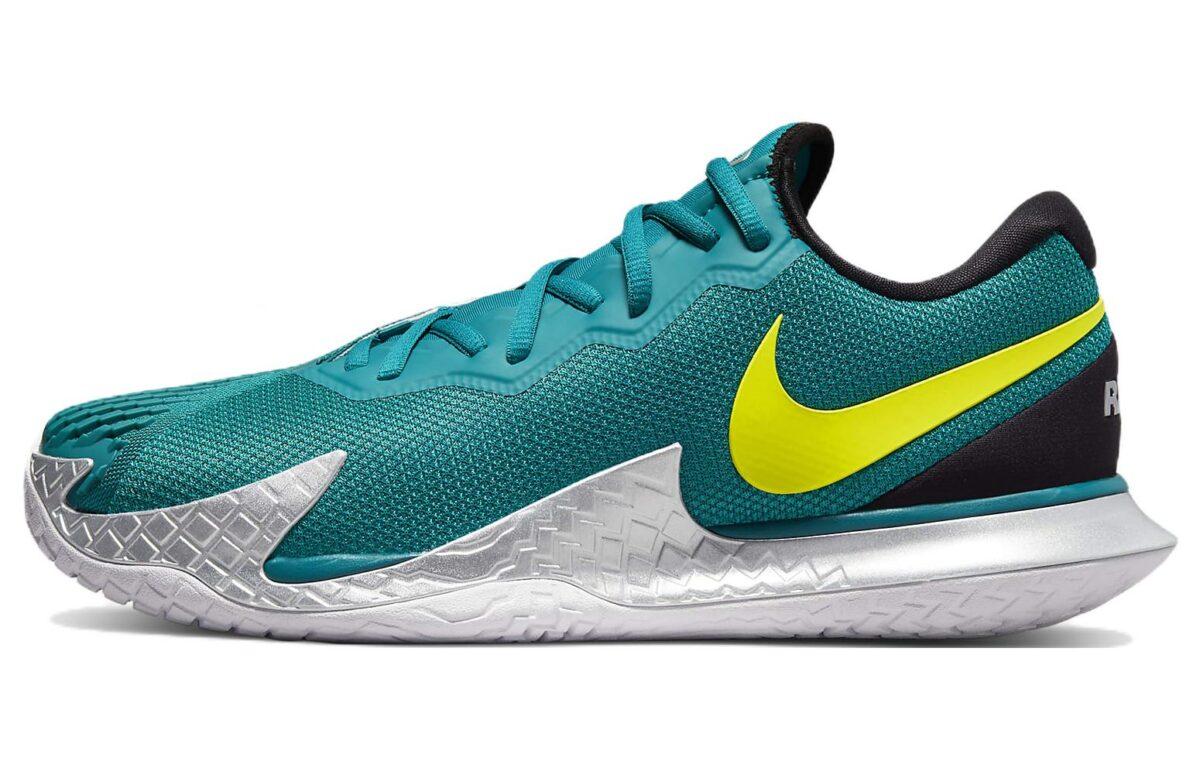 

Кроссовки унисекс Nike Court Zoom Vapor Cage 4 Rafa бирюзовые 45 EU, Бирюзовый, Court Zoom Vapor Cage 4 Rafa