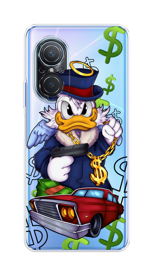 

Чехол на Huawei Nova 9 SE "Scrooge McDuck with a Gold Chain", Красный;синий;белый, 6107250-6