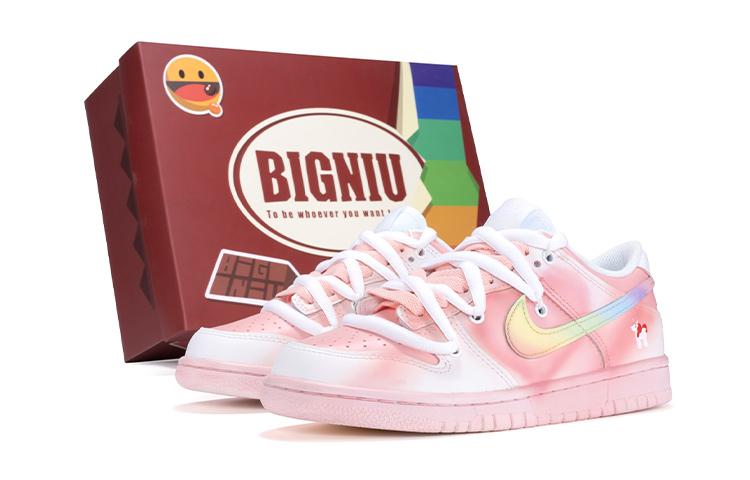 

Кеды унисекс Nike Dunk Low GS розовые 37.5 EU, Розовый, Dunk Low GS