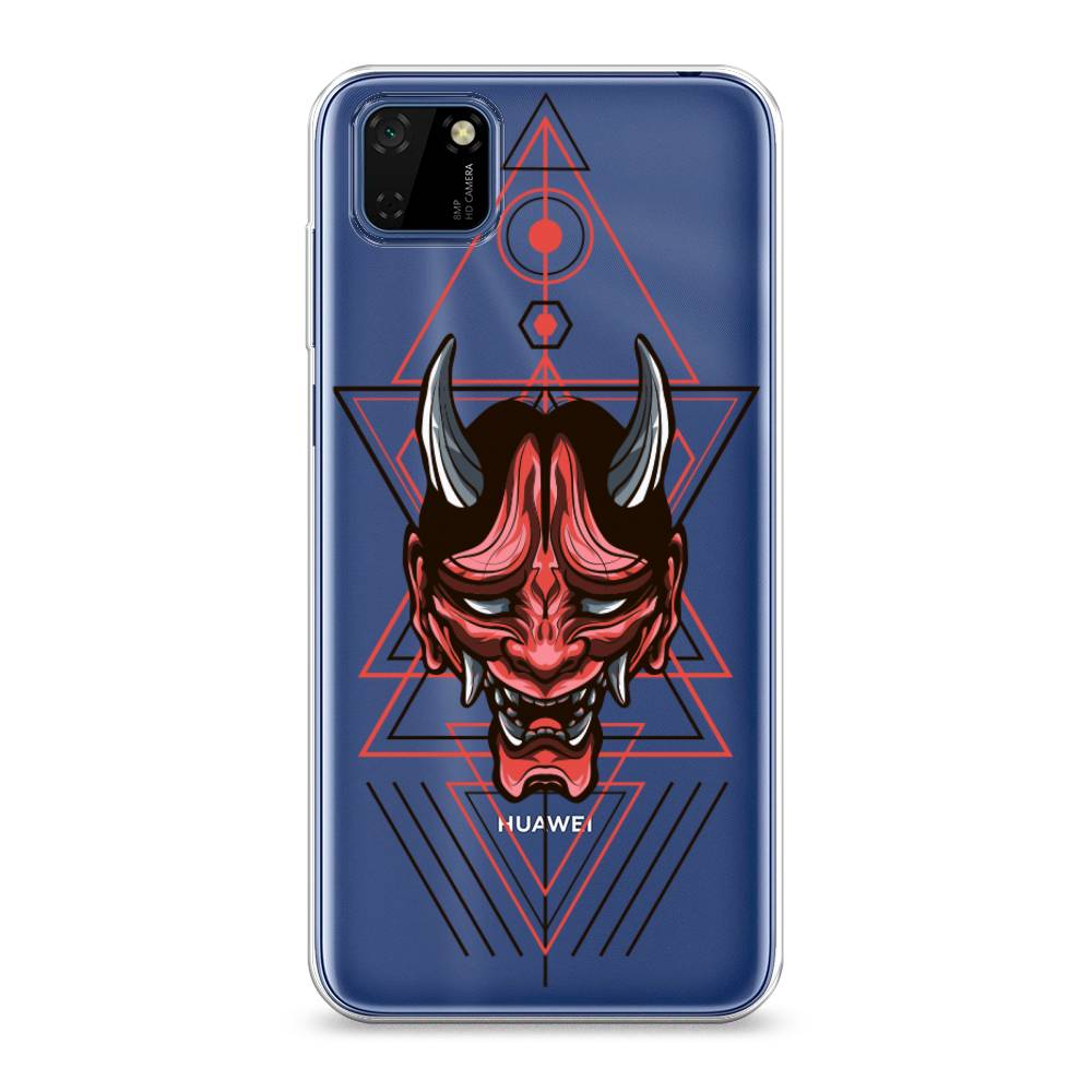 

Чехол на Huawei Y5p/Honor 9S "Hanya Oni mask", Серый;красный;черный, 6103750-4