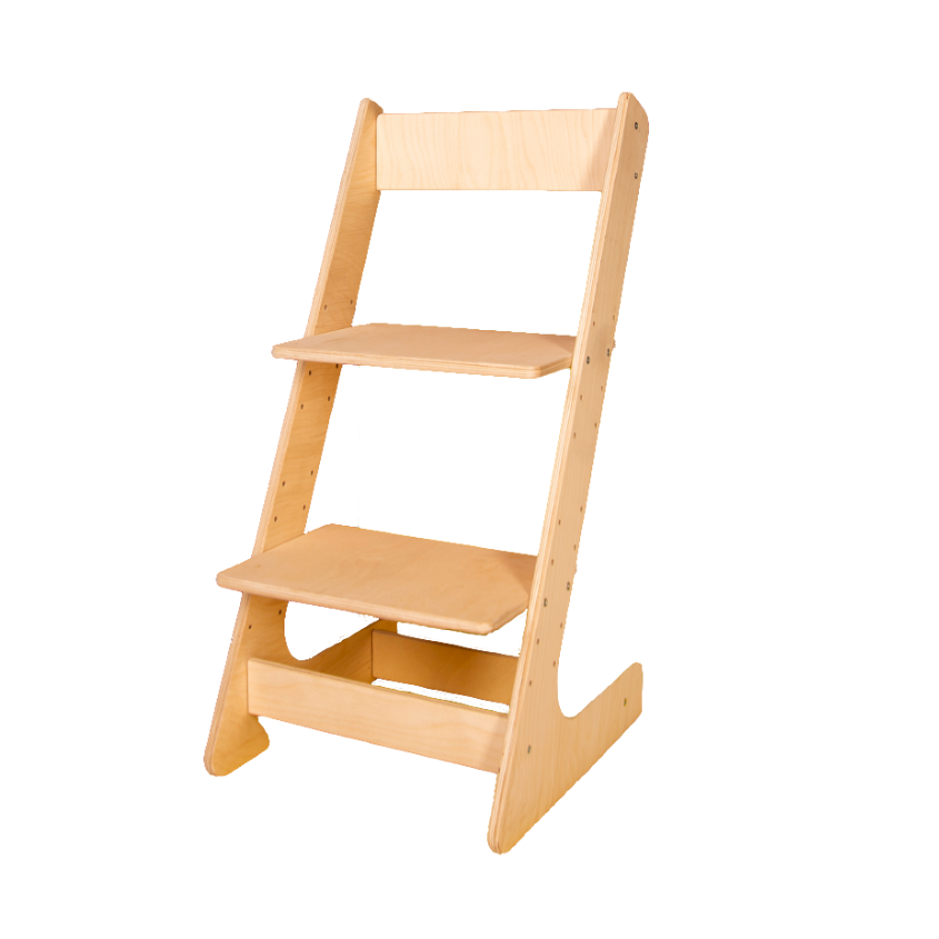 Растущий стул для детей регулируемый РАСТИ ЗДОРОВО, шлифованный 3443114