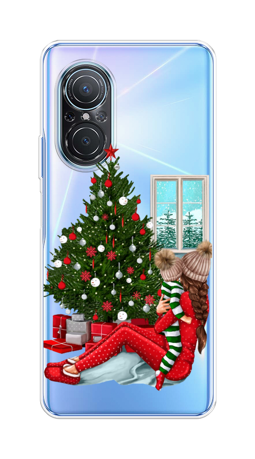 

Чехол на Huawei Nova 9 SE "Новый год с мамой", Красный;зеленый;голубой, 6107250-6