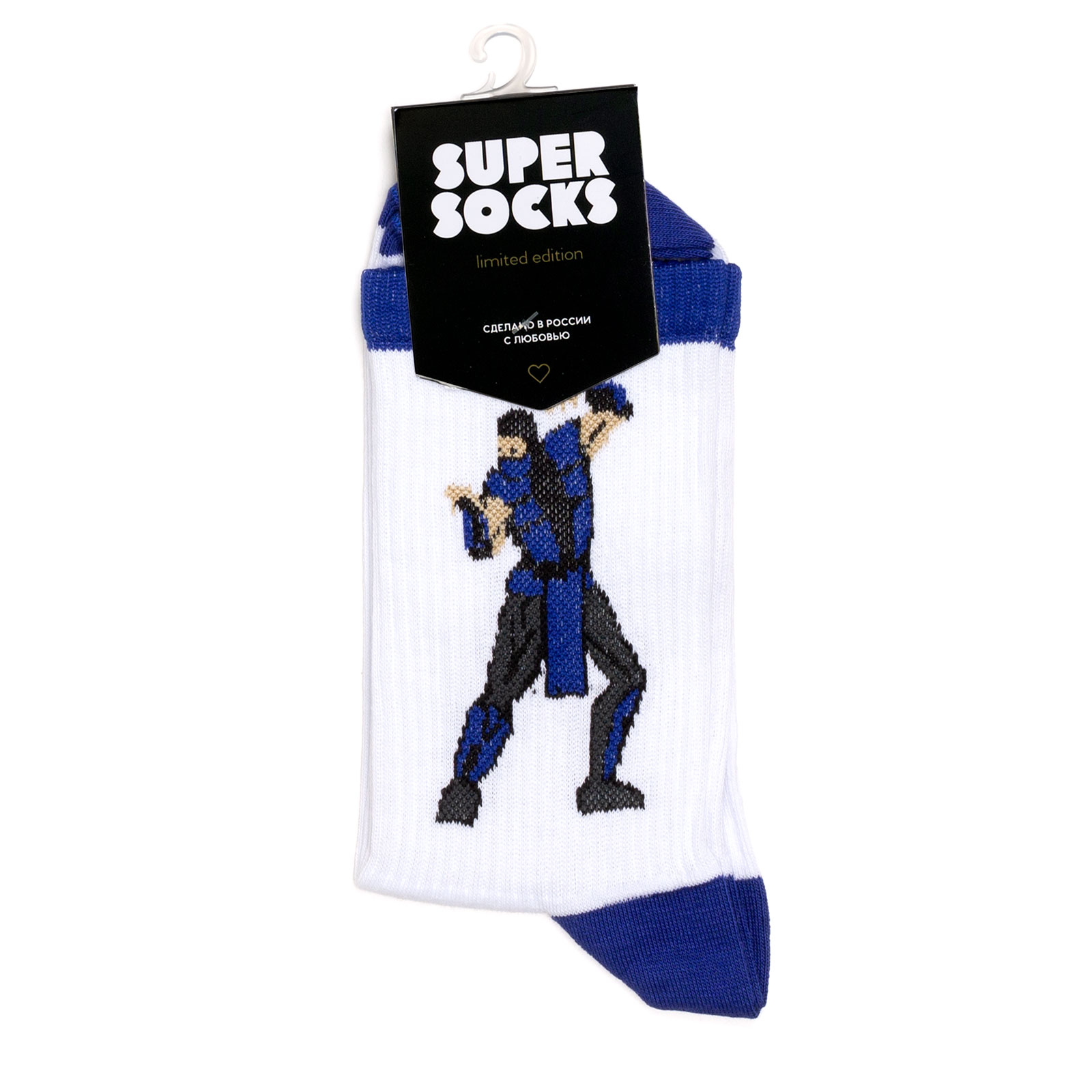 

Носки унисекс Super-Socks-MK-Subzero синие; черные; белые 35-40, Super-Socks-MK-Subzero