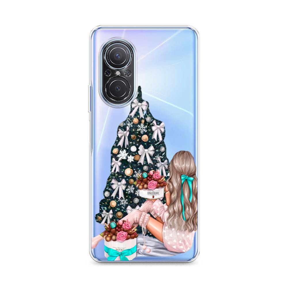 

Чехол для Huawei Nova 9 SE "New Year", Зеленый;бежевый;голубой, 6107250-5