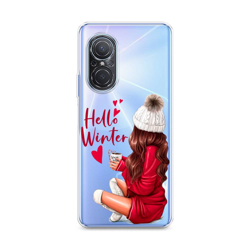 

Чехол для Huawei Nova 9 SE "Hello winter", Красный;белый;коричневый, 6107250-5