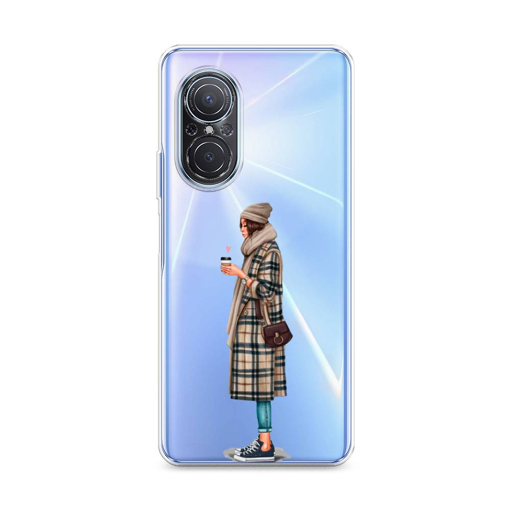 

Чехол для Huawei Nova 9 SE "Утренний кофе", Коричневый;бежевый, 6107250-6