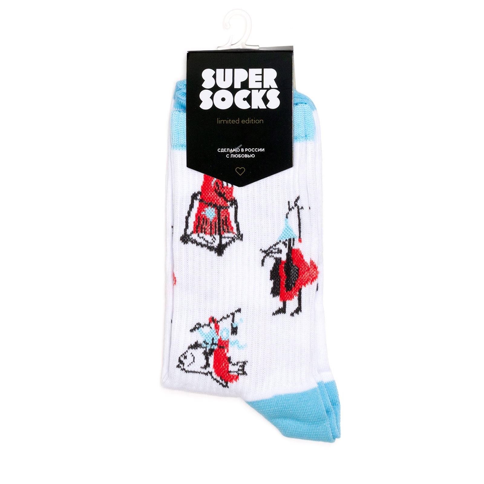 

Носки унисекс Super-Socks-Ieronim-Bosh голубые; красные; черные 35-40, Super-Socks-Ieronim-Bosh