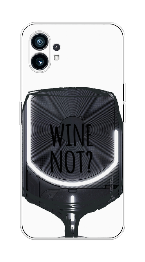 

Чехол на Nothing Phone (1) "Wine not white", Белый, 3300150-6