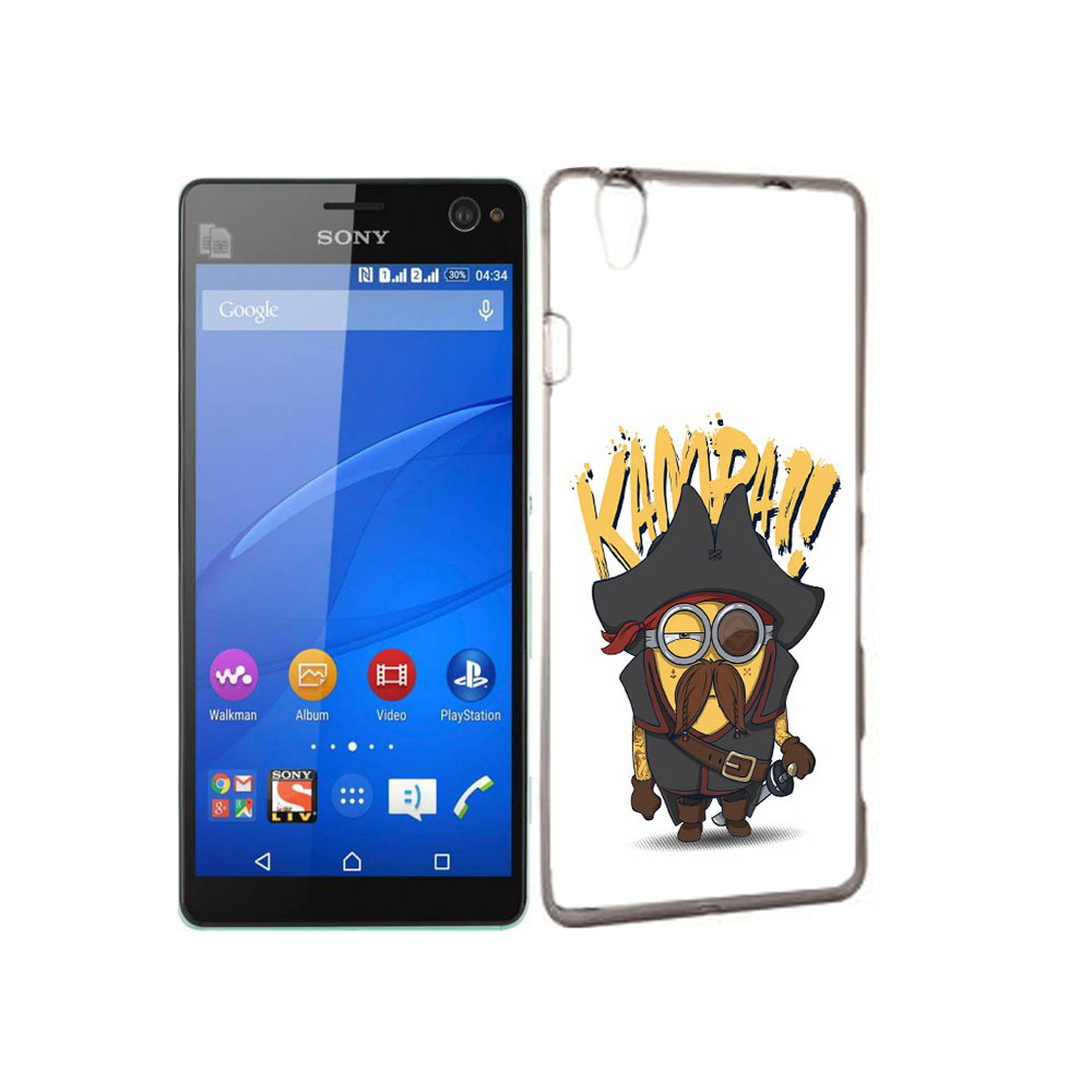 

Чехол MyPads Tocco для Sony Xperia C4 миньон пират, Прозрачный, Tocco