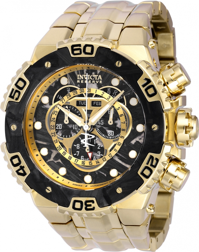 

Наручные часы мужские INVICTA 37267 золотистые, 37267