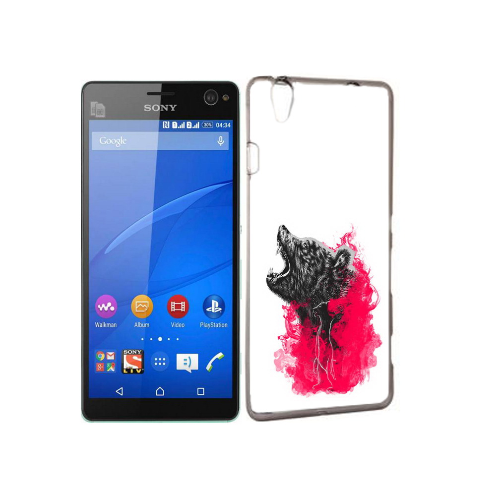 

Чехол MyPads Tocco для Sony Xperia C4 медведь в дымке, Прозрачный, Tocco