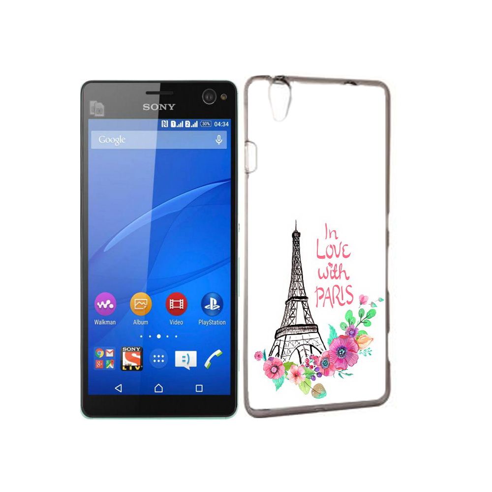 

Чехол MyPads Tocco для Sony Xperia C4 любимый париж, Прозрачный, Tocco