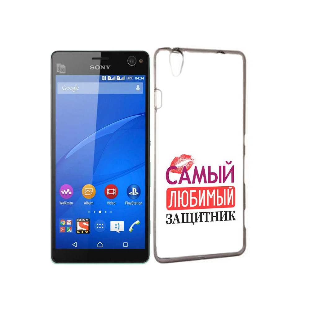 

Чехол MyPads Tocco для Sony Xperia C4 любимый защитник, Прозрачный, Tocco