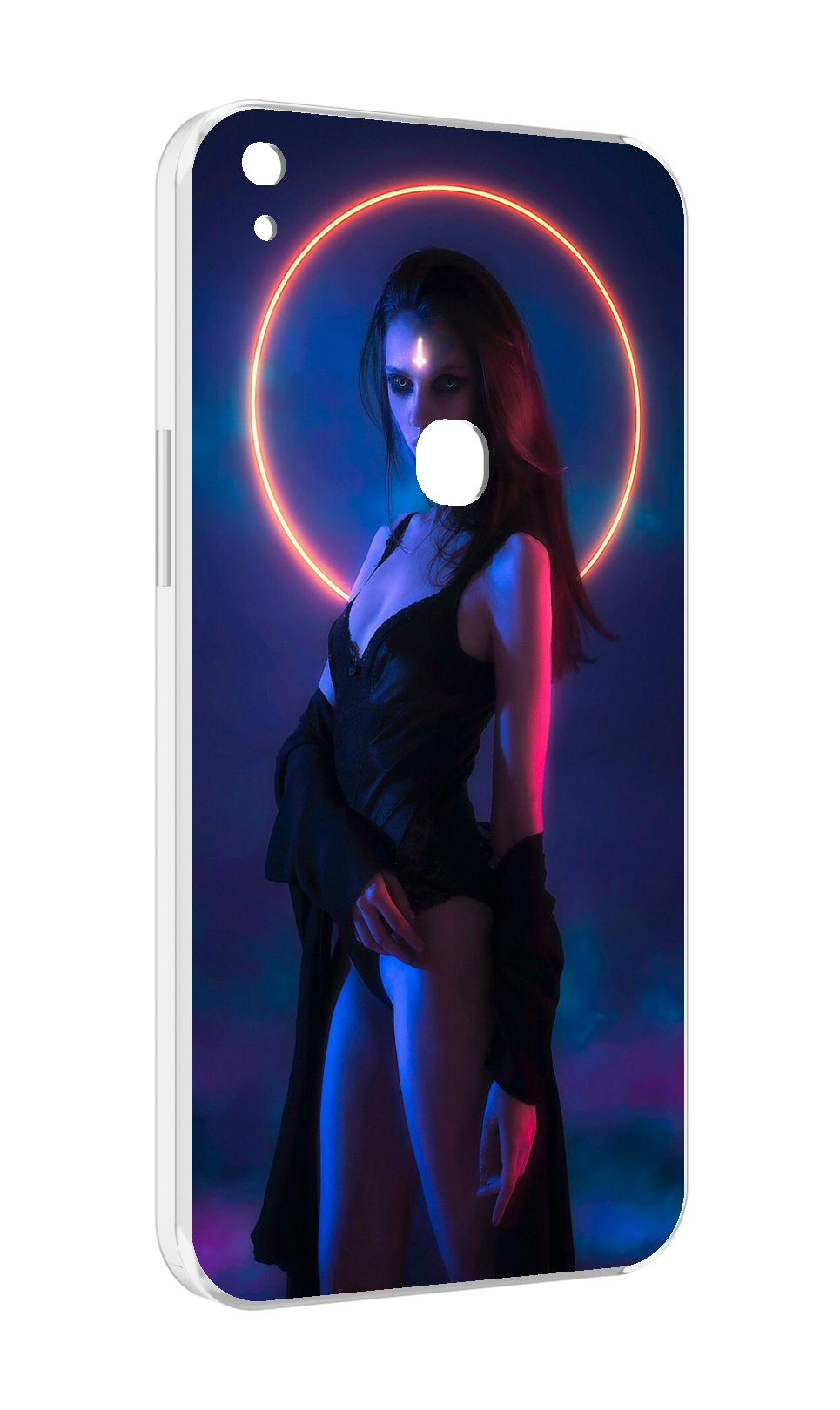 

Чехол MyPads девушка с неоновым кругом женский для Alcatel SHINE LITE 5080X 5.0, Прозрачный, Tocco