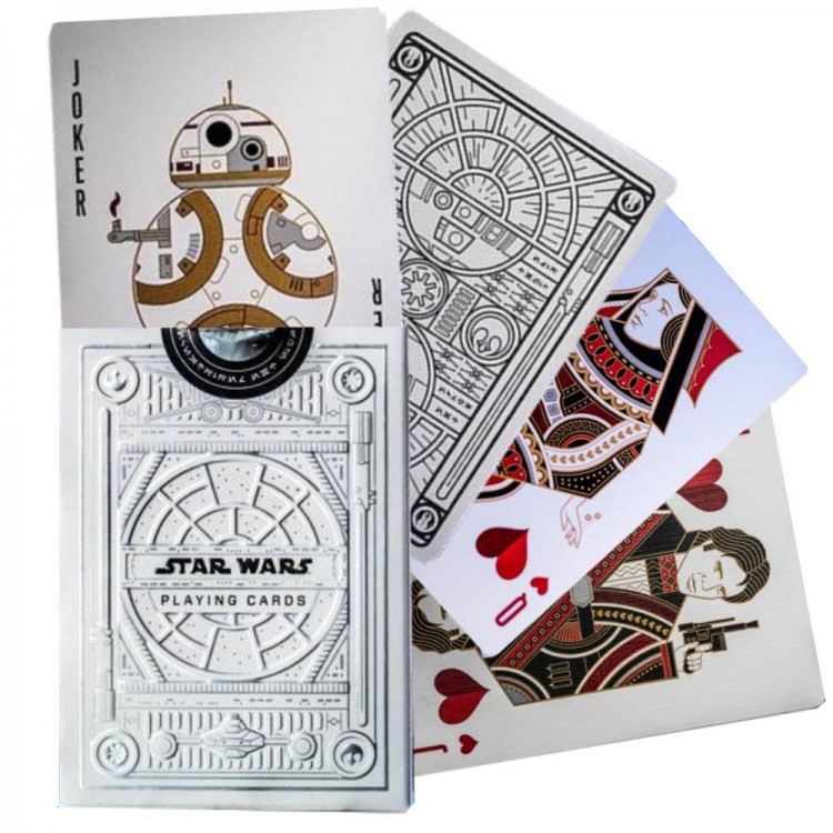 

Карты "Theory11 Star Wars Playing Cards - Silver Special Edition - the Light Side", T1142