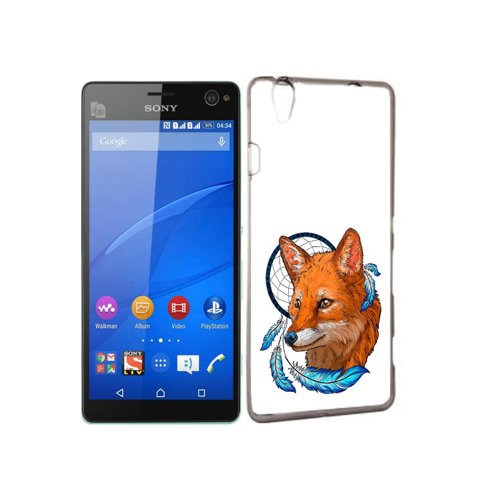 

Чехол MyPads Tocco для Sony Xperia C4 лиса и ловец снов, Прозрачный, Tocco