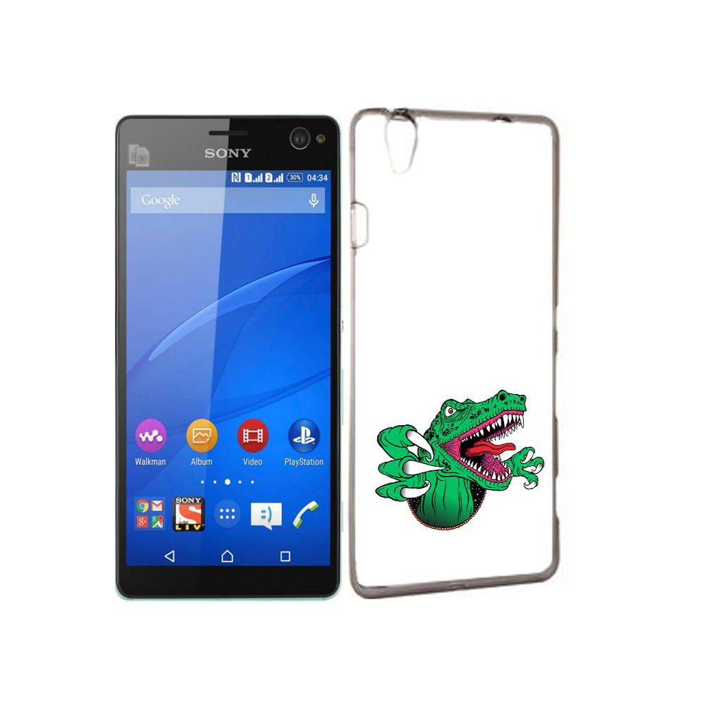 

Чехол MyPads Tocco для Sony Xperia C4 крокодил, Прозрачный, Tocco