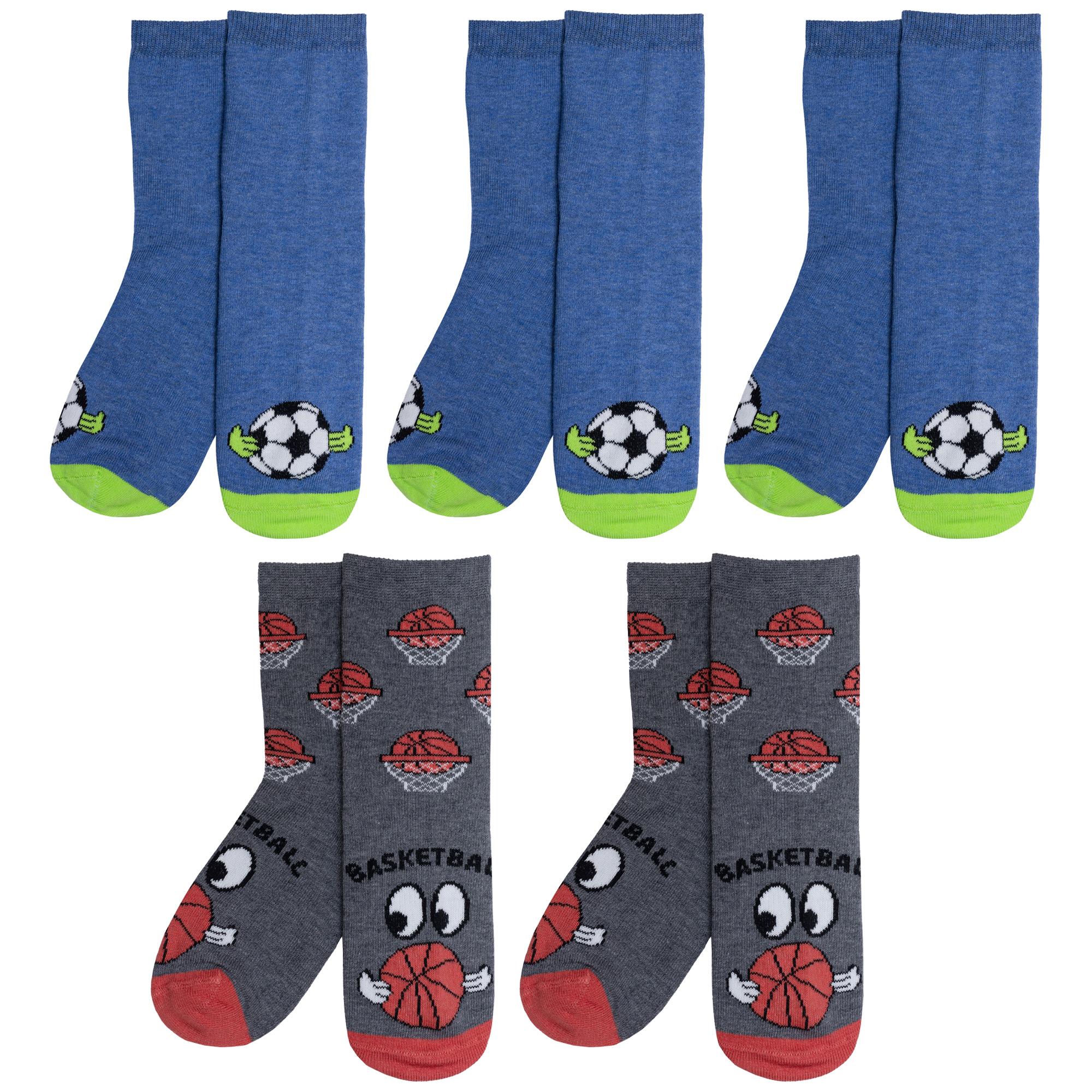 

Носки детские Rusocks 5-Д3-13500, синий; серый, 20-22, 5-Д3-13500