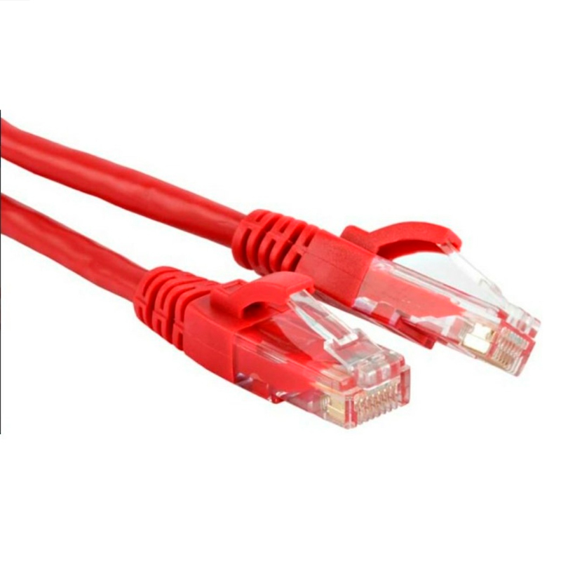 

Патч-корд Atcom RJ45 - RJ45 вилка-вилка 1м (AT9217) красный