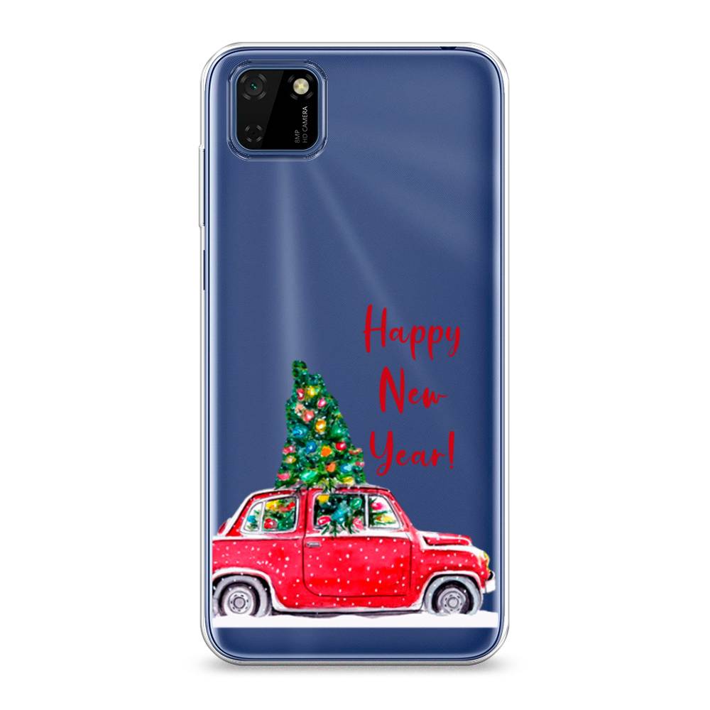 

Чехол на Huawei Y5p "Happy New Year", Красный;зеленый, 6103750-5