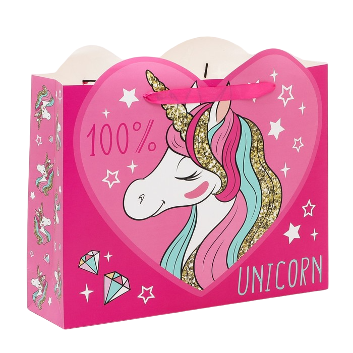 

Пакет Disney подарочный Unicorn dream Единорог. Минни Маус 40х31х11,5 см, Розовый