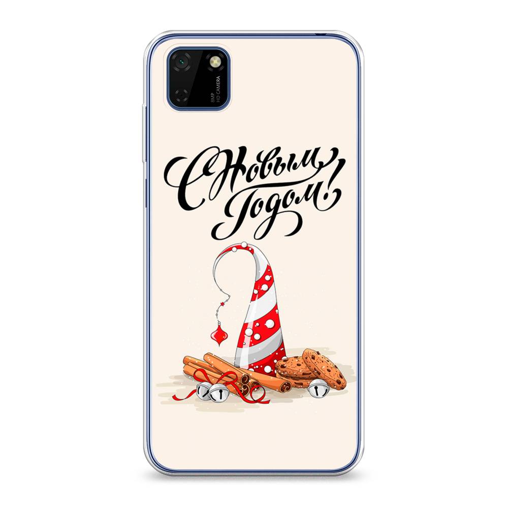 

Чехол на Huawei Y5p "Подарки на Новый Год", Бежевый;красный;черный, 6103750-5