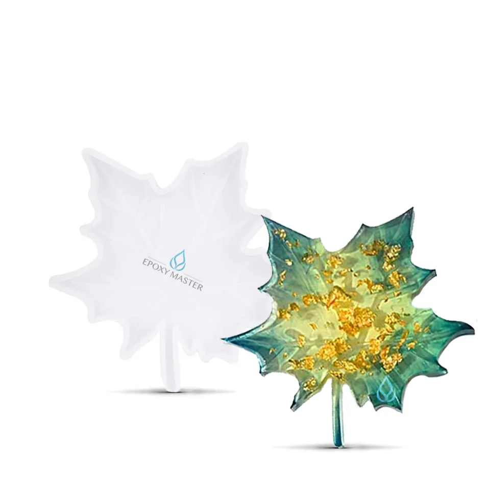 

Силиконовый молд EPOXYMASTER Кленовый лист S, 10х10см, Белый, Силиконовый молд