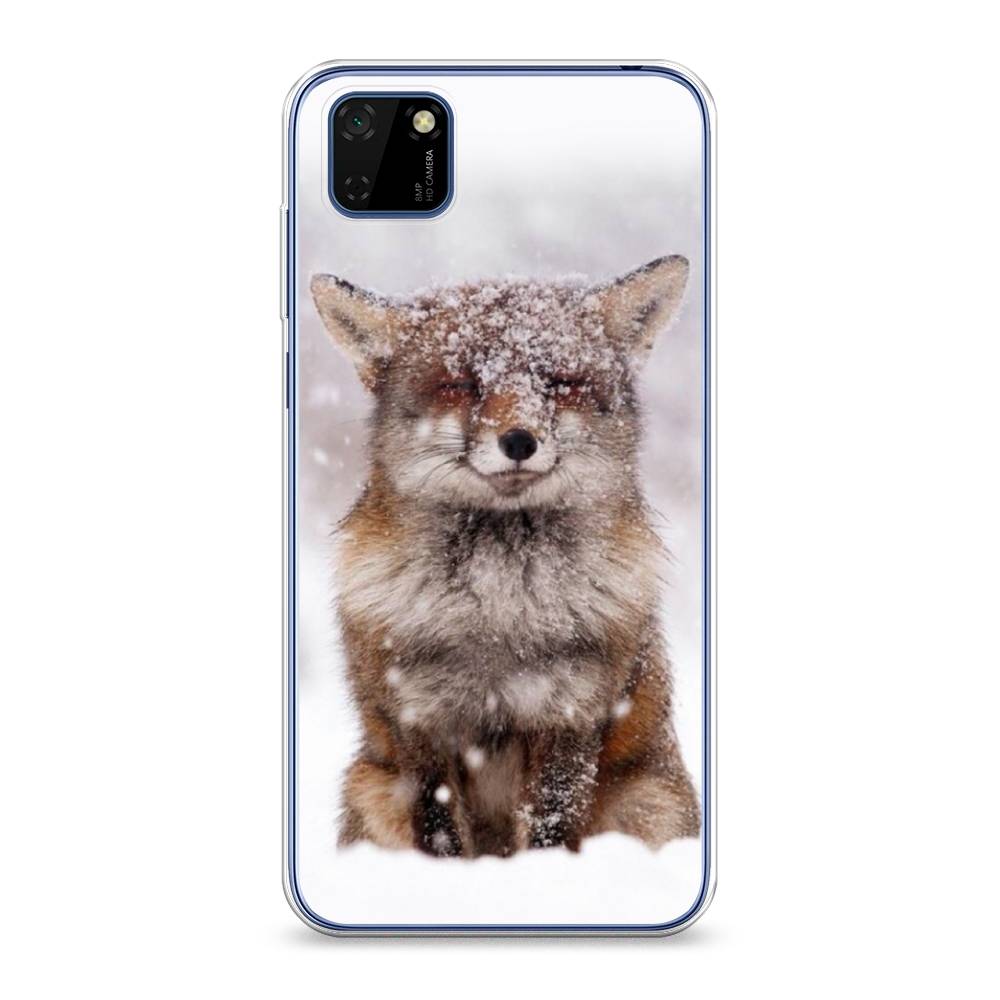 

Чехол на Huawei Y5p "Зимняя лиса", Белый;серый;коричневый, 6103750-1