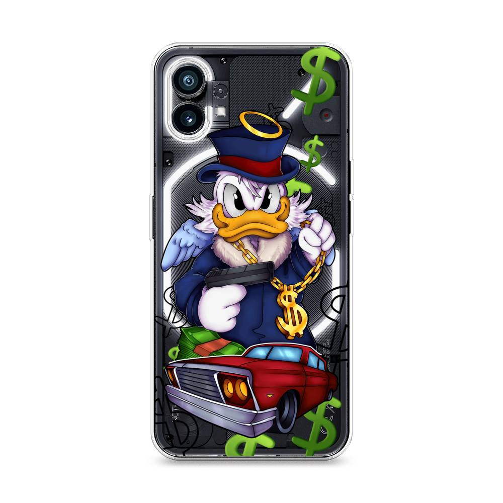 фото Чехол на nothing phone (1) "scrooge mcduck with a gold chain" case place