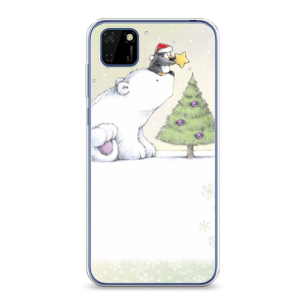 

Чехол на Huawei Y5p "Украшение елки", Белый;бежевый, 6103750-5