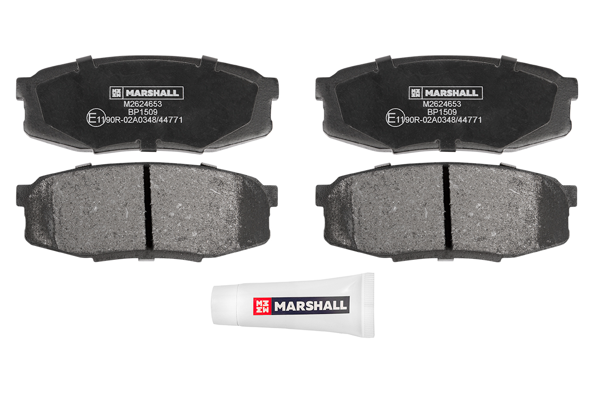 

Тормозные колодки MARSHALL Autoparts задние дисковые m2624653, Торм. колодки дисковые задн. MARSHALL Autoparts m2624653 MARSHALL Autoparts m2624653