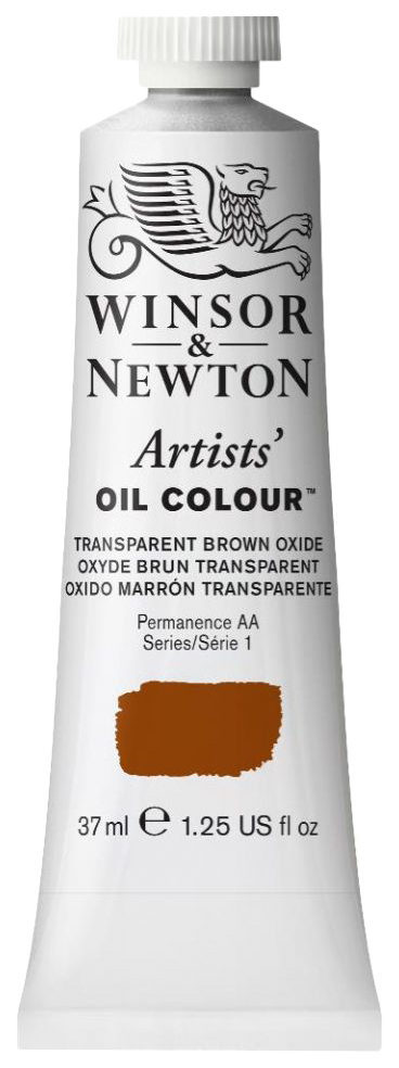 фото Масляная краска winsor&newton artists 37 мл 648 прозрачный коричневый