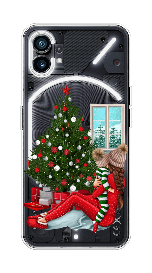 

Чехол на Nothing Phone (1) "Новый год с мамой", Красный;зеленый;голубой, 3300150-6