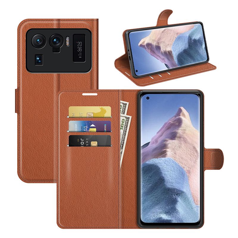 

Чехол-книжка PRESTIGE с функцией подставки для Xiaomi Mi 11 Ultra (коричневый)