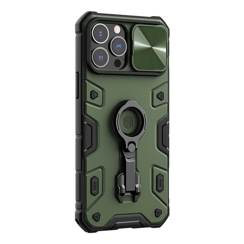 

Чехол Nillkin CamShield Armor Pro Magnetic для iPhone 13 Pro Max (зеленый)