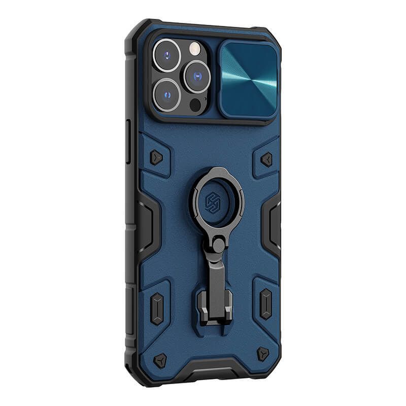 

Чехол Nillkin CamShield Armor Pro Magnetic для iPhone 13 Pro Max (синий)