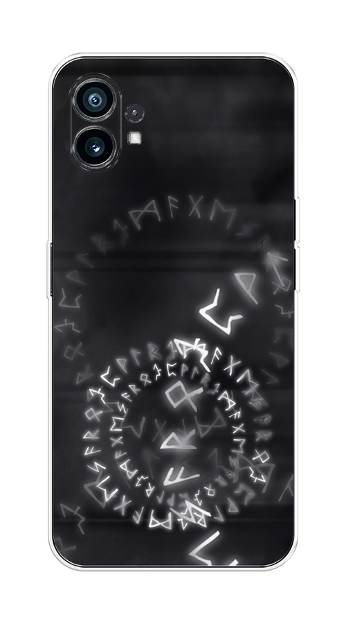 

Чехол на Nothing Phone (1) "Руны", Серый;черный, 3300150-3