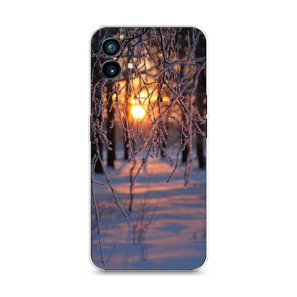 

Чехол на Nothing Phone (1) "Зима 7", Оранжевый;розовый;черный, 3300150-2