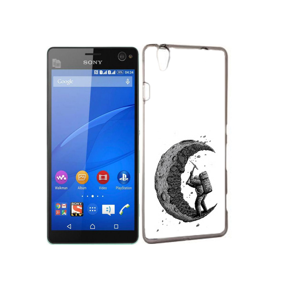 

Чехол MyPads Tocco для Sony Xperia C4 камненная луна, Прозрачный, Tocco