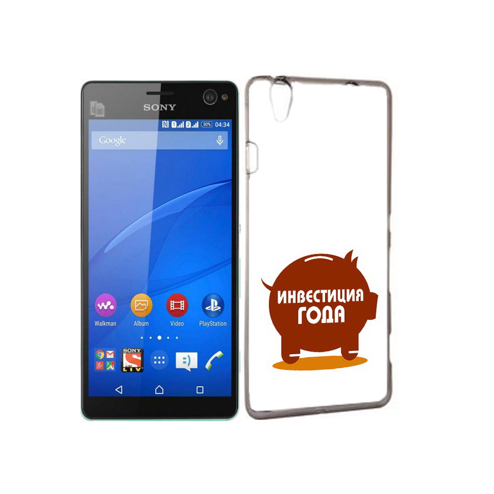 

Чехол MyPads Tocco для Sony Xperia C4 инвестиция, Прозрачный, Tocco
