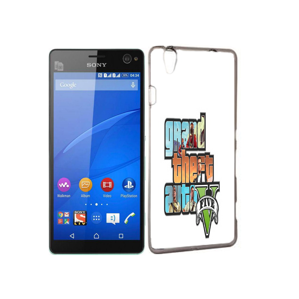 Чехол MyPads Tocco для Sony Xperia C4 игра гта