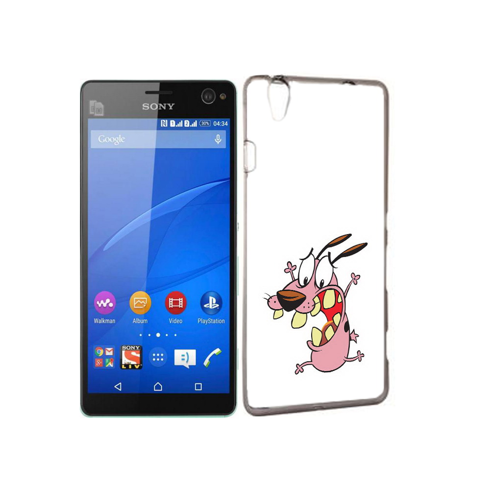 

Чехол MyPads Tocco для Sony Xperia C4 зубастый бобик, Прозрачный, Tocco